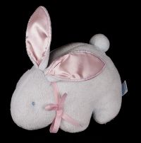 Eden Bunny Rabbit Blue Pink Plush Lovey